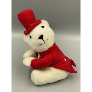 VTG Teleflora Valentine Bear Plush Vase Hugger 11 Inch Korea Stuffed Animal toy